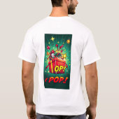 **クリスマスポップ!** Tシャツ (裏面)