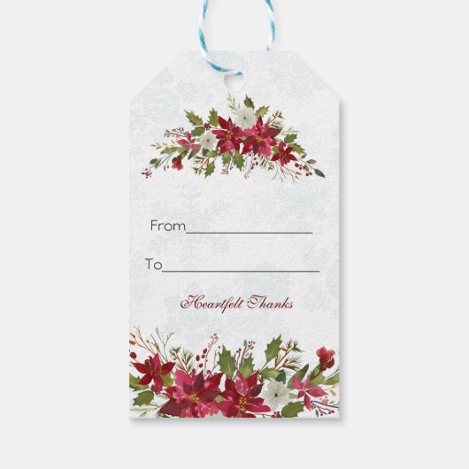 クリスマスポネステチ食べアフレームのドリンクとメリーbe ギフトタグ (裏面)