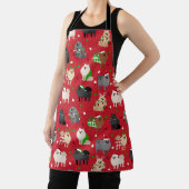 クリスマスポメラニア犬 エプロン (インサイチュ)