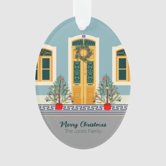 クリスマスポルトガルフェスティバルハウス オーナメント (正面)