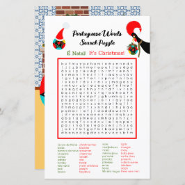 クリスマスポルトガル語の検索パズル 子供へ