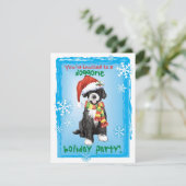 クリスマスポルトガル語ウォータードッグ招待状 シーズンカード (スタンド正面)