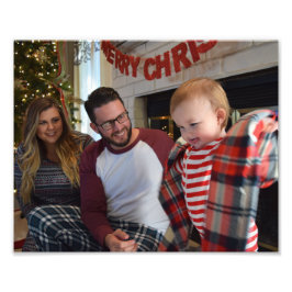 クリスマスポートレートパーソナライズテンプレートフレームIt フォトプリント