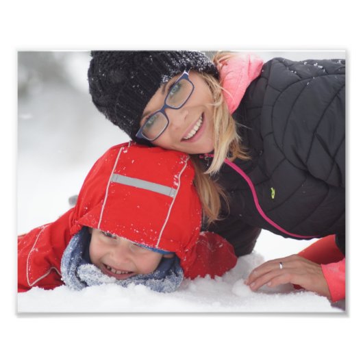 クリスマスポートレートパーソナライズテンプレートフレームIt P フォトプリント (正面)