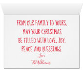 クリスマスポートレートパーソナルホリデー (内部横(下))