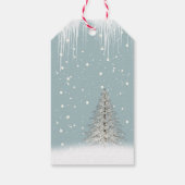 クリスマスポーラベアカップルのギフトラベル ギフトタグ (裏面)