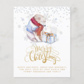 クリスマスポーラベア予算年度検討書内 (正面)