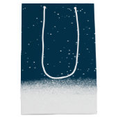 クリスマスポーラーベアとムーンミディアム抱き枕 ミディアムペーパーバッグ (裏面)