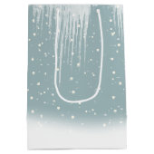 クリスマスポーラーベアーズインスノーミディアム抱き枕 ミディアムペーパーバッグ (裏面)