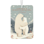 クリスマスポーラーベアーハグ カーエアーフレッシュナー (裏面)