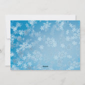 クリスマスポーラーベアーファミリースキー シーズンカード (裏面)