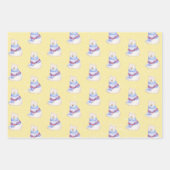 クリスマスポーラーベア包装紙シートセット ラッピングペーパーシート (正面2)