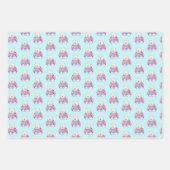 クリスマスポーラーベア包装紙シートセット ラッピングペーパーシート (正面)