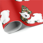 クリスマスポーラーベア包装紙 ラッピングペーパー (ロールコーナー)