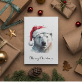 クリスマスポーラーベア、カスタマイズ可能 シーズンカード