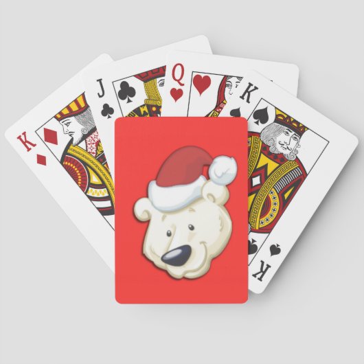 クリスマスポーラーベア トランプ (裏面)