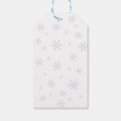 クリスマスポーラーベビーシャワーありがとう ギフトタグ (裏面)