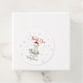 クリスマスポーラーベビーシャワーありがとう フェイバータグ (インサイチュ)