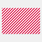 クリスマスポー印刷パターンレッドハッピーパワリー ラッピングペーパーシート (正面2)