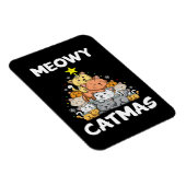 クリスマスマイオウィカタマス猫好きおもしろいクリスマスギフト マグネット (右側)