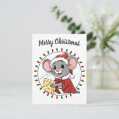 クリスマスマウスがチーズグリーティングカードを手に入れる シーズンカード (スタンド正面)