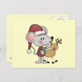 クリスマスマウスと シーズンポストカード (正面/裏面)