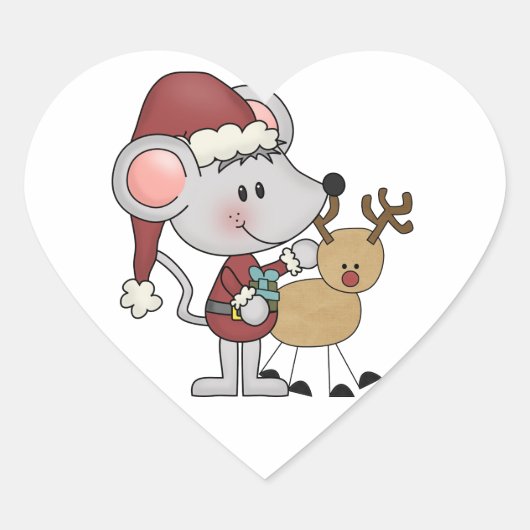 クリスマスマウスと ハートシール (正面)