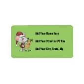 クリスマスマウスと ラベル (正面)