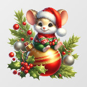 クリスマスマウスのウィンドウの固定 ウィンドウサイン (シート)