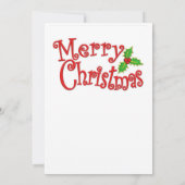 クリスマスマウスのグリーティングカード (裏面)