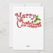 クリスマスマウスのグリーティングカード シーズンカード (裏面)