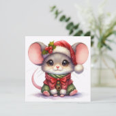 クリスマスマウスのグリーティングカード シーズンカード (スタンド正面)