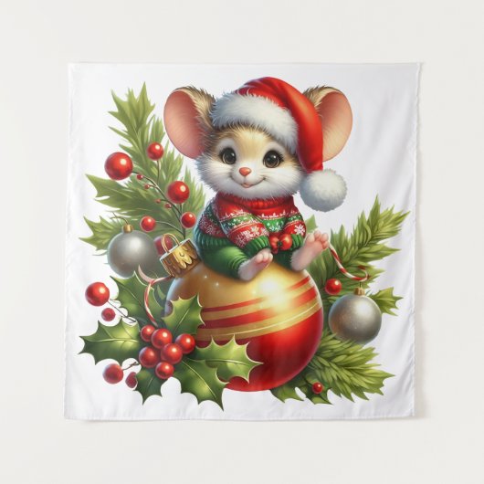 クリスマスマウスのタペストリー タペストリー (正面)