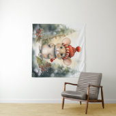 クリスマスマウスのタペストリー タペストリー (インサイチュ(横))