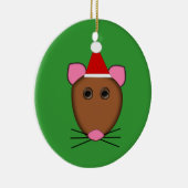 クリスマスマウスオーナメント セラミックオーナメント (右)