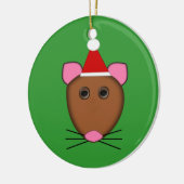 クリスマスマウスオーナメント セラミックオーナメント (左)
