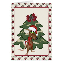 クリスマスマウスカード