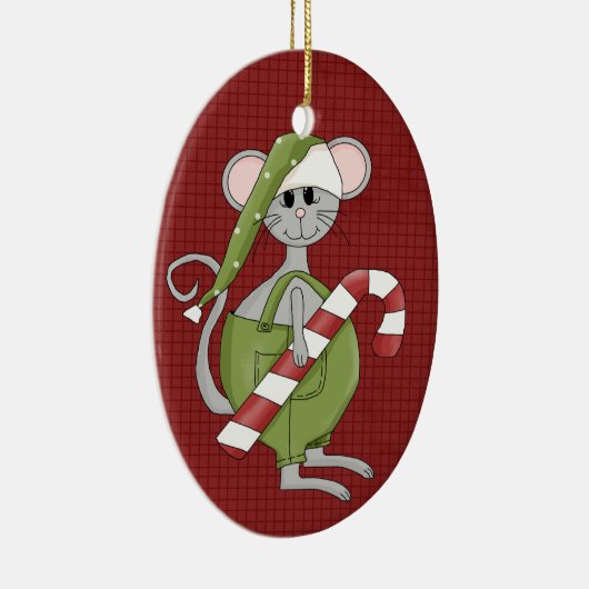 クリスマスマウスセラミッククリスマスオーナメント セラミックオーナメント (右)