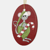 クリスマスマウスセラミッククリスマスオーナメント セラミックオーナメント (左)