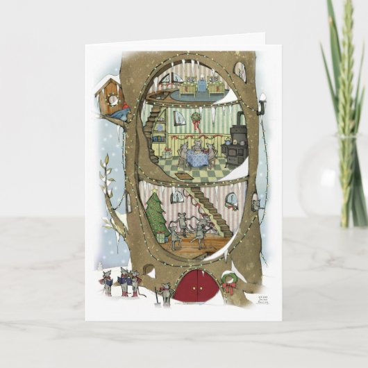 クリスマスマウスツリー カード (正面)