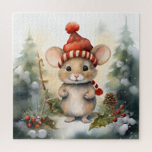 クリスマスマウスパズル ジグソーパズル (縦)