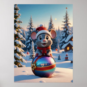 クリスマスマウスポスター ポスター