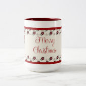クリスマスマウスマグ ツートーンマグカップ (中央)