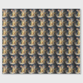 クリスマスマウスラッピング紙 ラッピングペーパー (フラット)