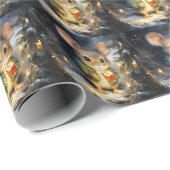 クリスマスマウスラッピング紙 ラッピングペーパー (ロールコーナー)