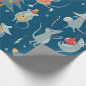 クリスマスマウスラッピング紙 ラッピングペーパー (角)