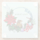 クリスマスマウスリース ガラスコースター (裏面)