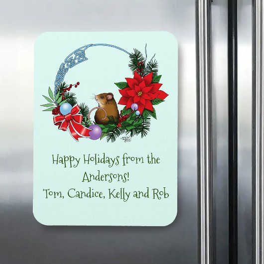 クリスマスマウスリース マグネット