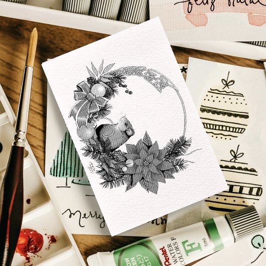 クリスマスマウスリース ラバースタンプ