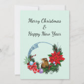 クリスマスマウスリース 招待状 (裏面)